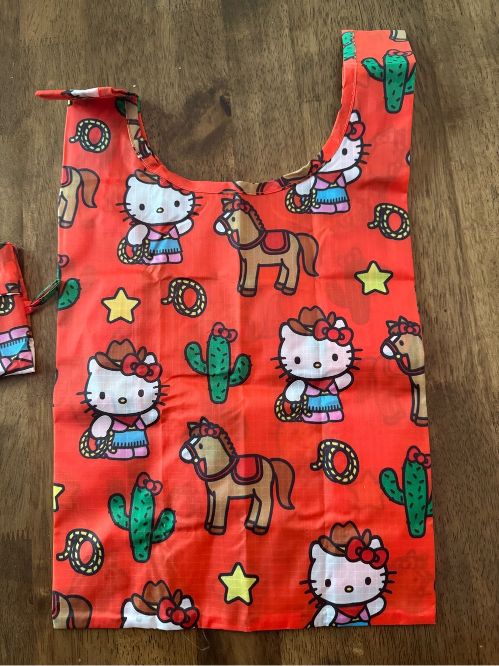 Baggu Hello Kitty Western Reusable Tote Bag - Standard Size - Picture 4 of 5